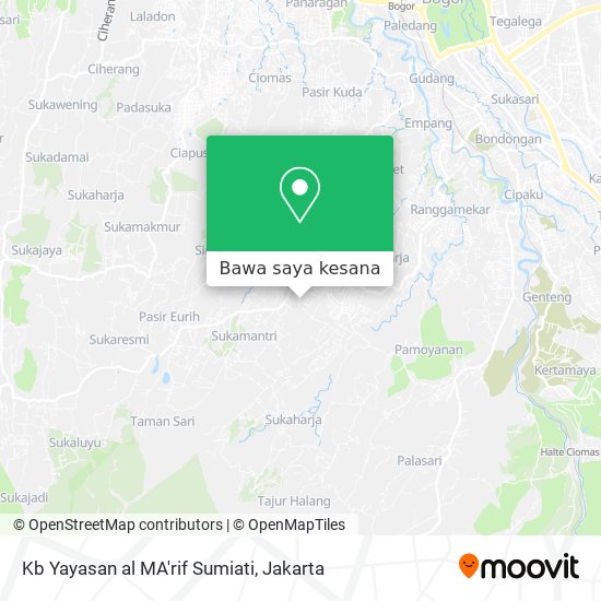 Peta Kb Yayasan al MA'rif Sumiati