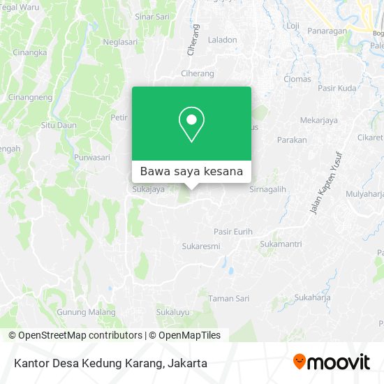 Peta Kantor Desa Kedung Karang