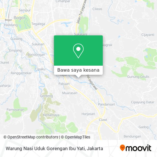Peta Warung Nasi Uduk Gorengan Ibu Yati