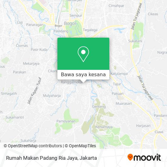 Peta Rumah Makan Padang Ria Jaya