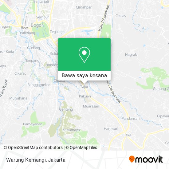 Peta Warung Kemangi