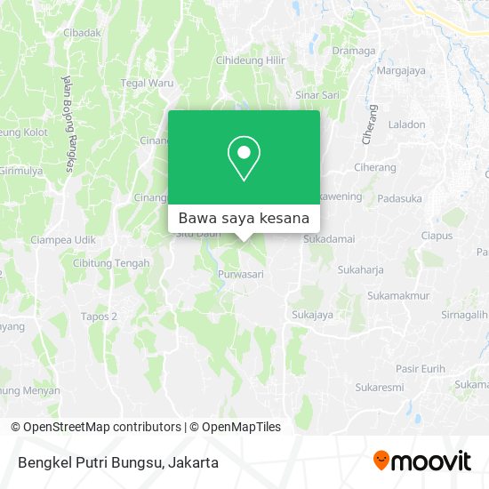 Peta Bengkel Putri Bungsu