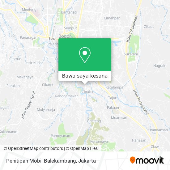 Peta Penitipan Mobil Balekambang