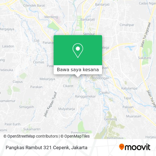 Peta Pangkas Rambut 321 Cepenk