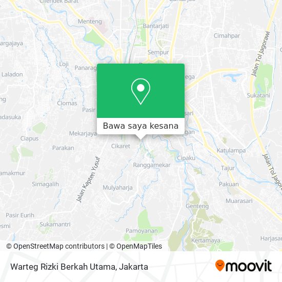 Peta Warteg Rizki Berkah Utama