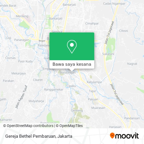 Peta Gereja Bethel Pembaruan