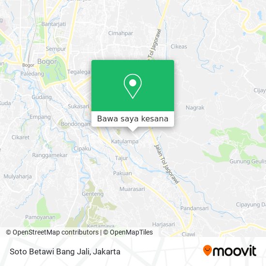 Peta Soto Betawi Bang Jali