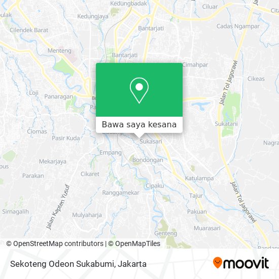 Peta Sekoteng Odeon Sukabumi