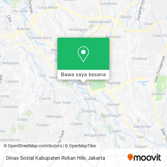 Peta Dinas Sosial Kabupaten Rokan Hilir