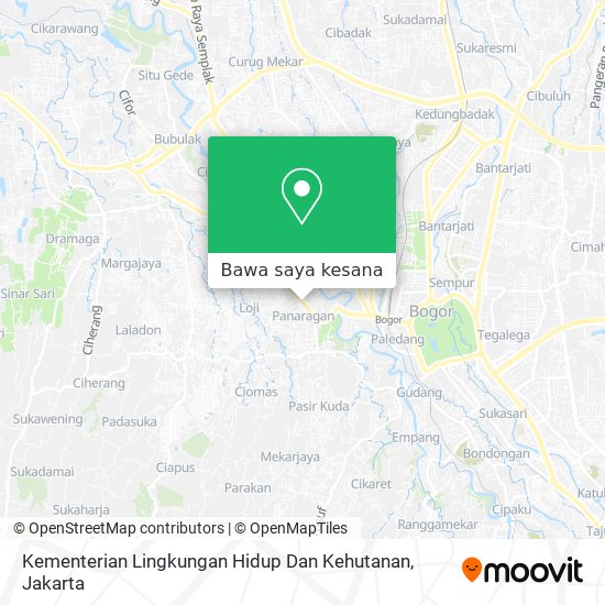 Peta Kementerian Lingkungan Hidup Dan Kehutanan