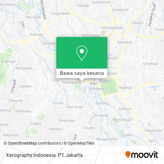 Peta Xerography Indonesia. PT