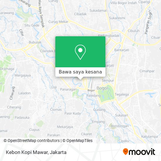 Peta Kebon Kopi Mawar