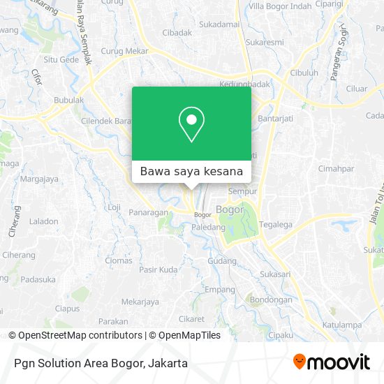 Peta Pgn Solution Area Bogor