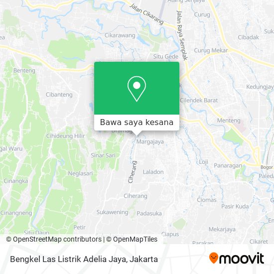 Peta Bengkel Las Listrik Adelia Jaya