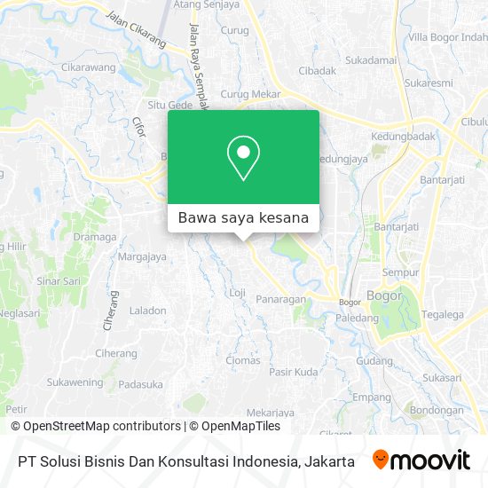 Peta PT Solusi Bisnis Dan Konsultasi Indonesia