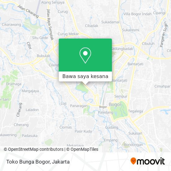Peta Toko Bunga Bogor