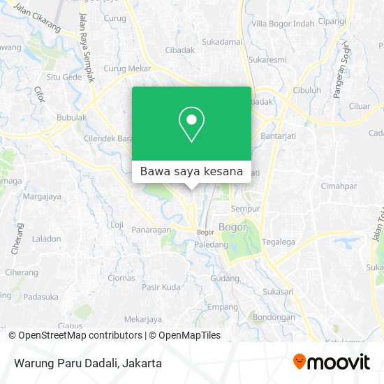 Peta Warung Paru Dadali