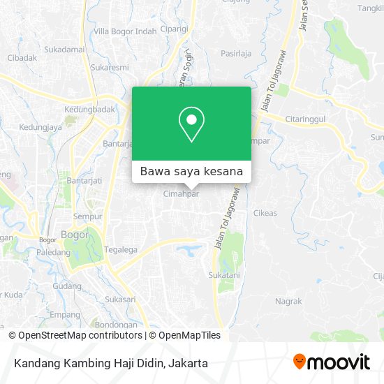 Peta Kandang Kambing Haji Didin