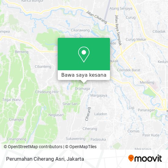 Peta Perumahan Ciherang Asri