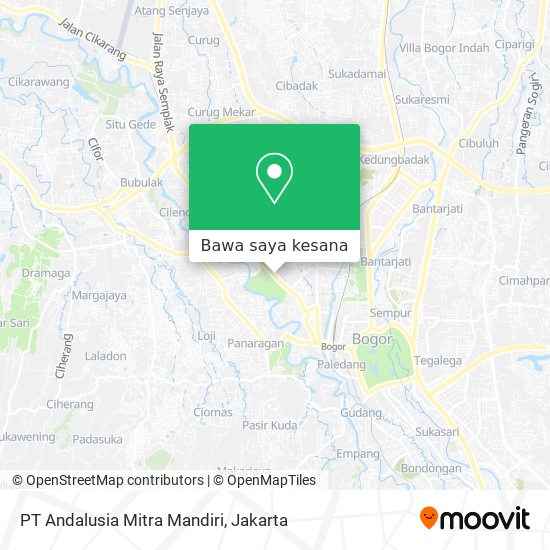 Peta PT Andalusia Mitra Mandiri