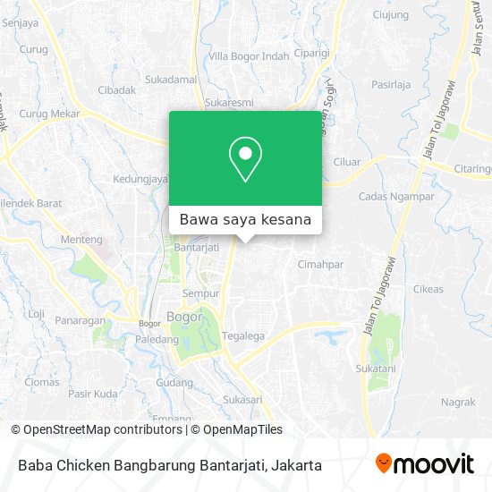 Peta Baba Chicken Bangbarung Bantarjati