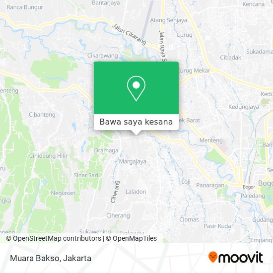 Peta Muara Bakso