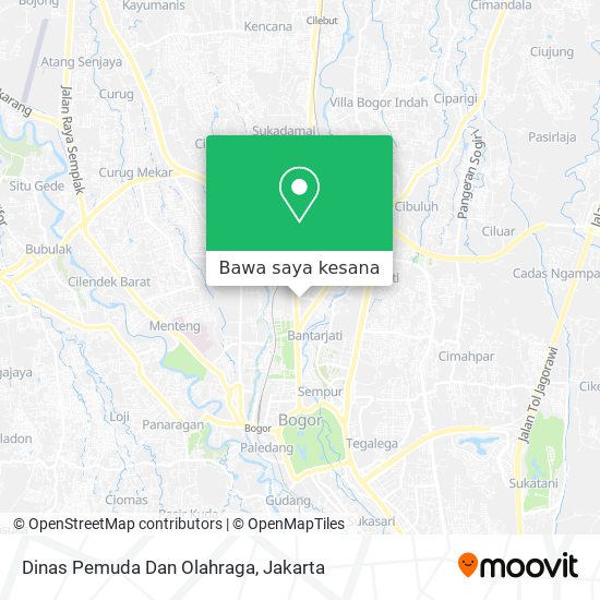 Peta Dinas Pemuda Dan Olahraga