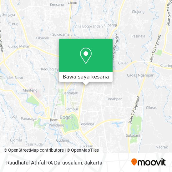 Peta Raudhatul Athfal RA Darussalam