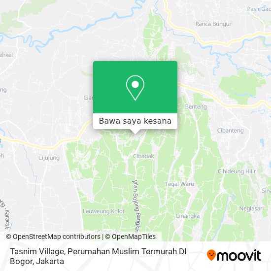 Peta Tasnim Village, Perumahan Muslim Termurah DI Bogor