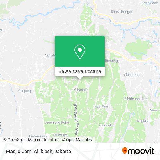 Peta Masjid Jami Al Iklash