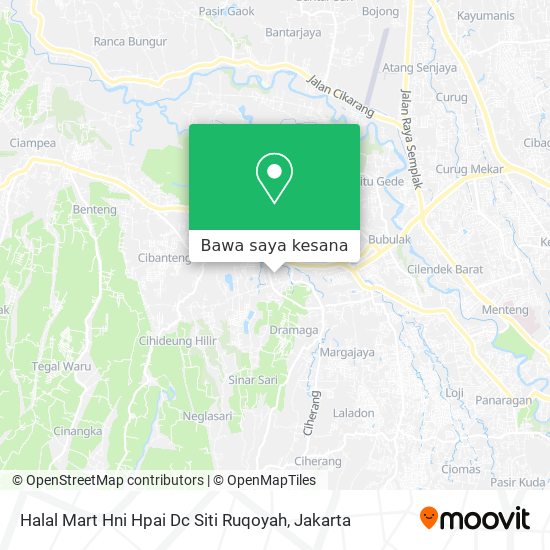 Peta Halal Mart Hni Hpai Dc Siti Ruqoyah