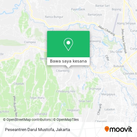 Peta Peseantren Darul Mustofa