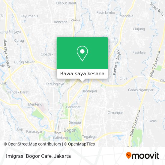 Peta Imigrasi Bogor Cafe