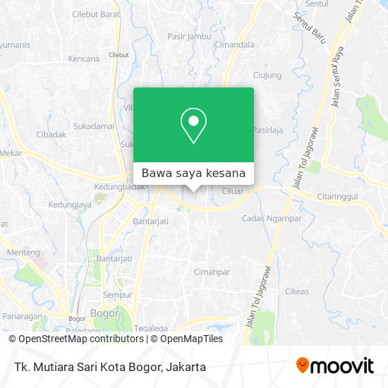 Peta Tk. Mutiara Sari Kota Bogor