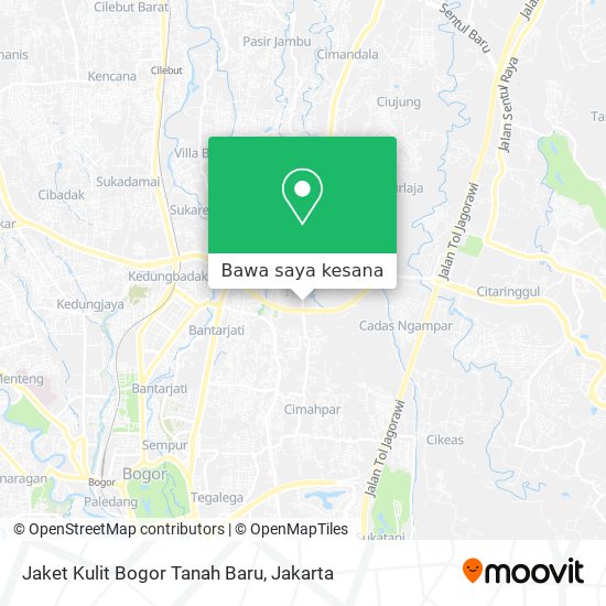 Peta Jaket Kulit Bogor Tanah Baru