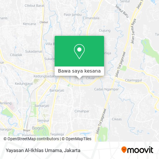 Peta Yayasan Al-Ikhlas Umama