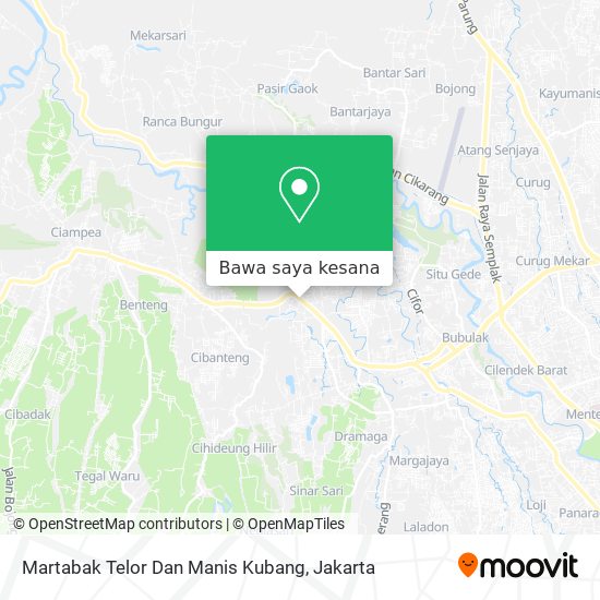 Peta Martabak Telor Dan Manis Kubang