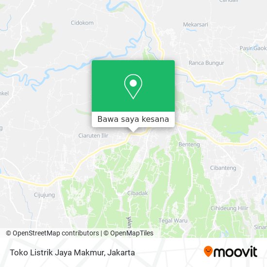 Peta Toko Listrik Jaya Makmur