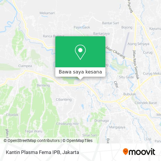 Peta Kantin Plasma Fema IPB