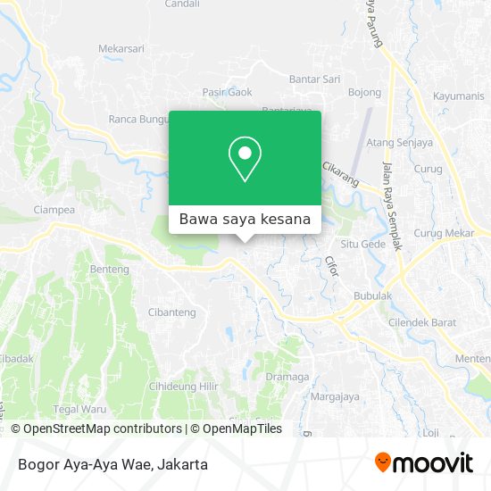 Peta Bogor Aya-Aya Wae