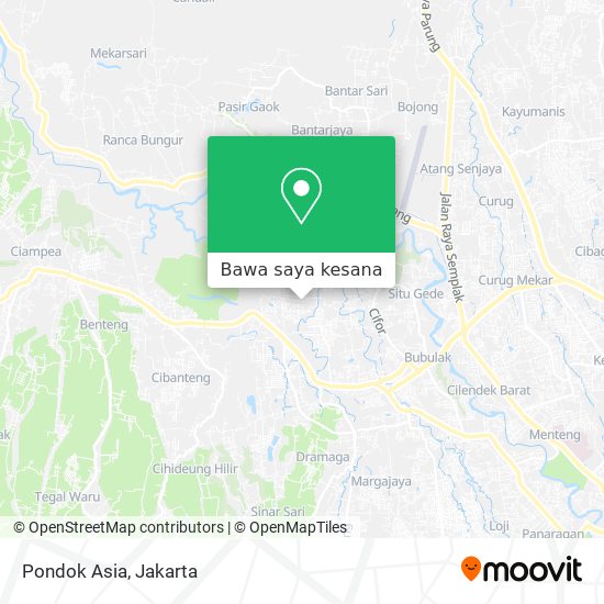 Peta Pondok Asia