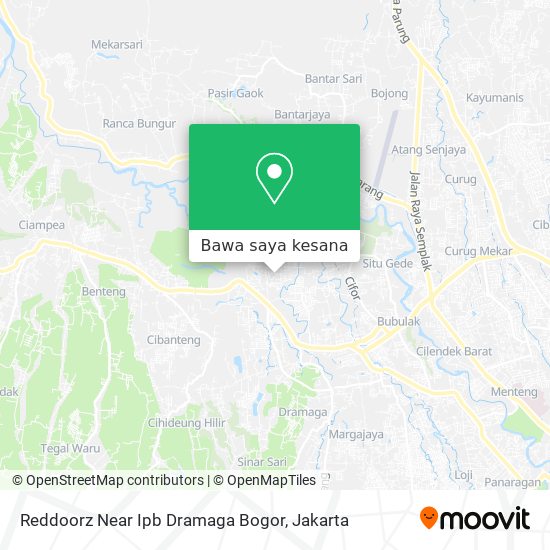 Peta Reddoorz Near Ipb Dramaga Bogor