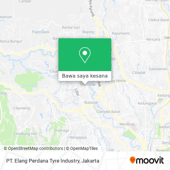 Peta PT. Elang Perdana Tyre Industry