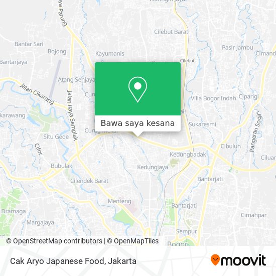 Peta Cak Aryo Japanese Food
