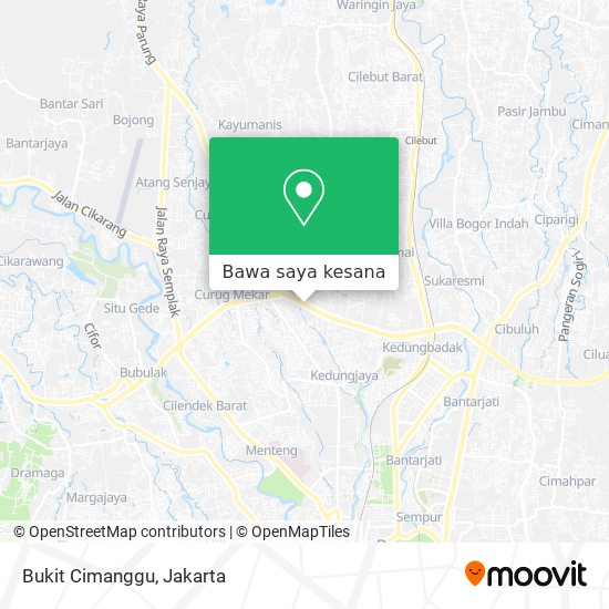 Peta Bukit Cimanggu