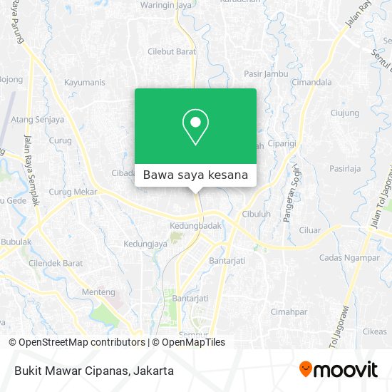 Peta Bukit Mawar Cipanas