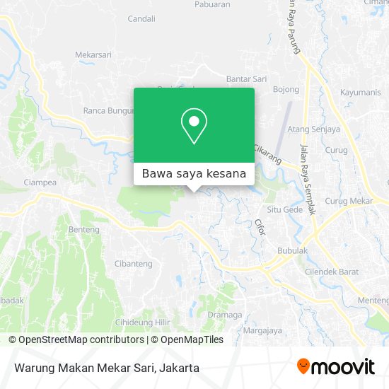 Peta Warung Makan Mekar Sari