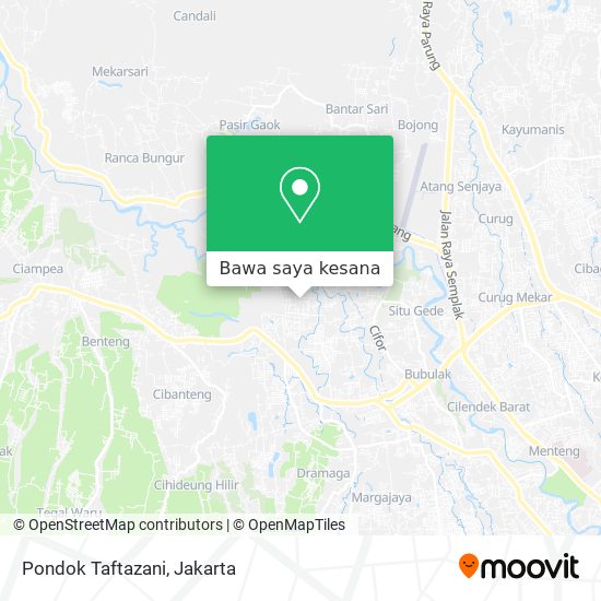 Peta Pondok Taftazani