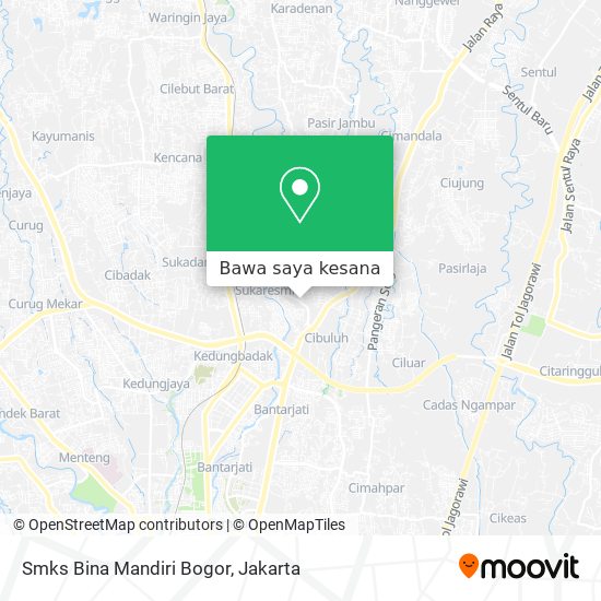 Peta Smks Bina Mandiri Bogor