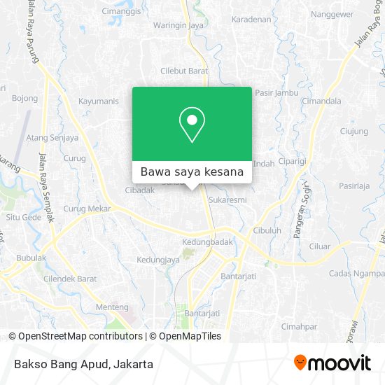 Peta Bakso Bang Apud